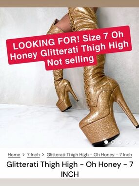 LOOKING FOR Hella Heels in Oh Honey Size 7